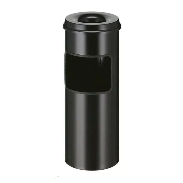 Aschenbecher mit Löscher 30 Liter schwarz