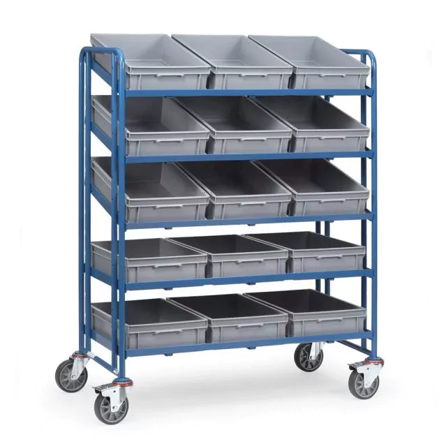 Plattformwagen 300 kg mit 5 Etagen 1240x610 und 15 Europaletten