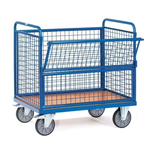 Kastenwagen 600 kg 1000x700 mit Gitterwänden