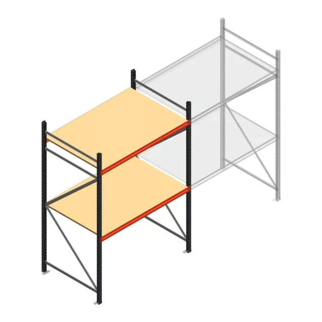Weitspannregal AR 2000x1610x900 mm (hxbxt) 2 Ebenen anthrazit Anfangsregal