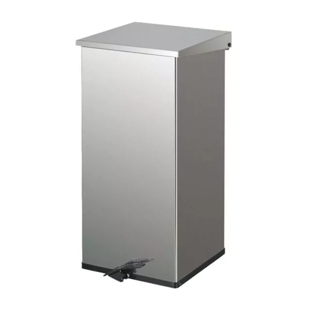 Carro-Kick Pedaleimer 110 Liter in Edelstahloptik