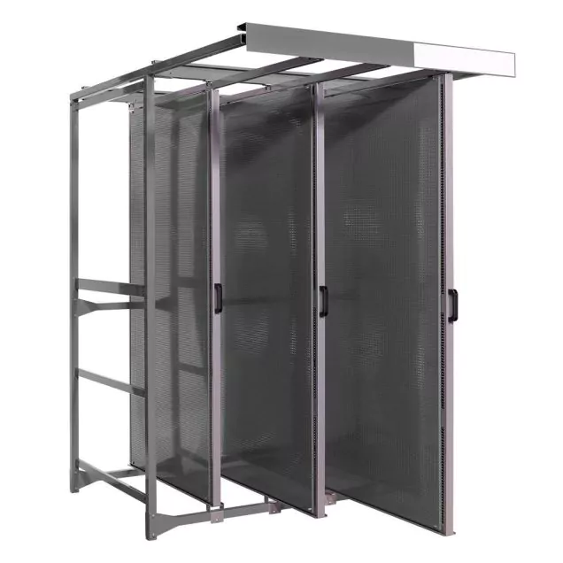 Toolpanel-Stand mit 3 Rahmen inklusive Tafeln mit runden Löchern