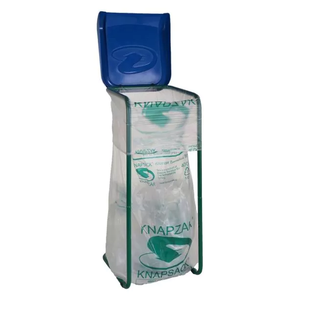 Deckel für Großvolumen-Sackhalter 400L - blau