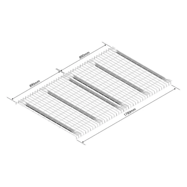 Drahtgitterböden Ebene für 1850mm Palettenregal