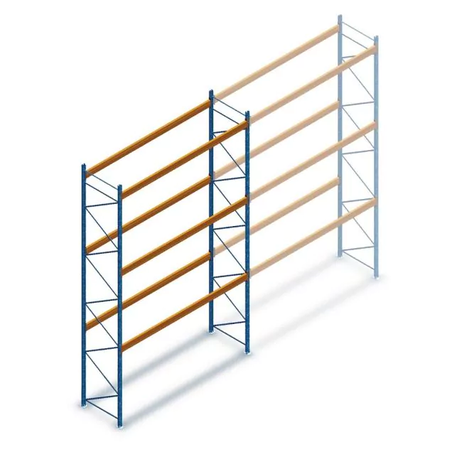 Gebrauchtes JH MPB Palettenregal 3850x3600x1100 mm (hxbxt) 3 Ebenen Anfangsregal