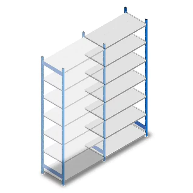Gebrauchtes Dexion Impex Fachbodenregal 2285x1000x460 mm (hxbxt) 7 Ebenen Anbauregal