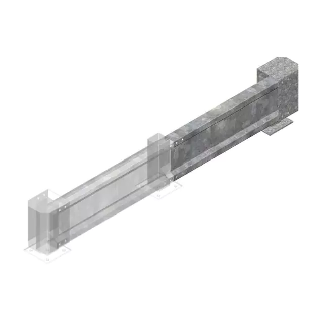 Führungsprofil 1000x400 mm (bxh) Anbauregal