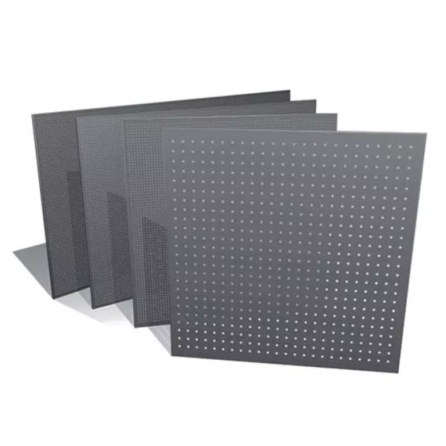 Werkzeugpaneel mit runden Löchern 960x980 mm RAL7012