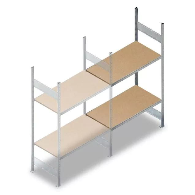 Weitspannregal HD 2000x1500x600 mm (hxbxt) 2 Ebenen Anbauregal