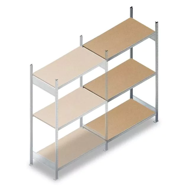 Weitspannregal HD 2000x1500x600 mm (hxbxt) 3 Ebenen Anbauregal