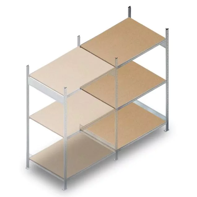 Weitspannregal HD 2000x1500x800 mm (hxbxt) 3 Ebenen Anbauregal