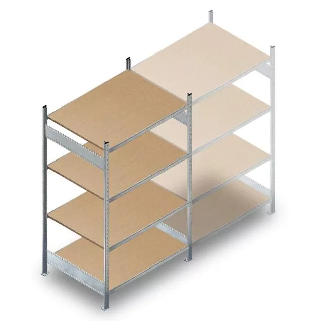 Weitspannregal HD 2000x1500x800 mm (hxbxt) 4 Ebenen Anfangsregal