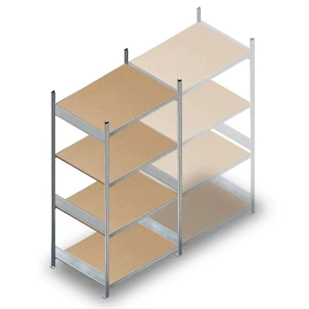Weitspannregal HD 2500x1500x800 mm (hxbxt) 4 Ebenen Anfangsregal