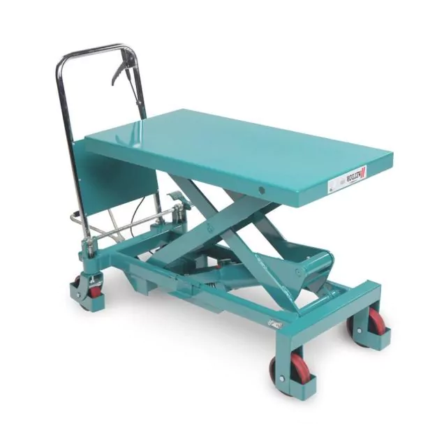 Hubtisch 500 kg 855x500 mm (LxB) mit Stahl-Scherenkonstruktion