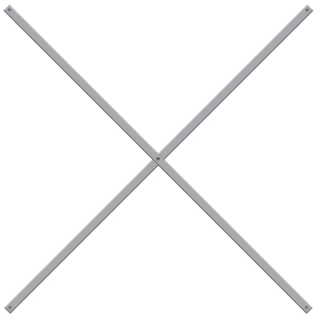Kreuzstreben-Set für Fachbodenregal Light Duty 550, 850 und 1000 mm