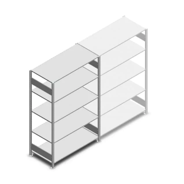 Fachbodenregal Heavy Duty 2000x1300x600 mm (hx bxt) 5 Ebenen 250 kg Anfangsregal