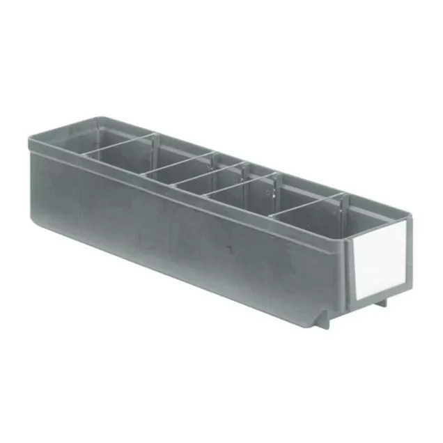 Lagerbehälter, Lagerregalbehälter RK 400x93x83 mm (lxbxh) grau