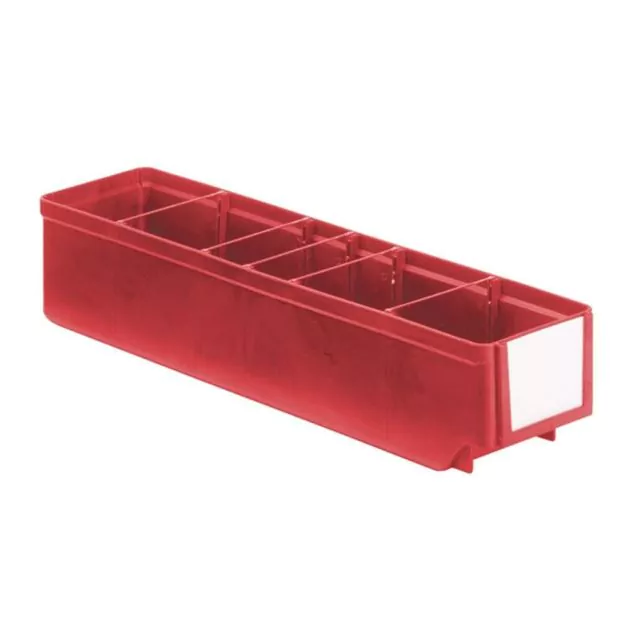Lagerbehälter, Lagerregalbehälter RK 400x93x83 mm (lxbxh) rot