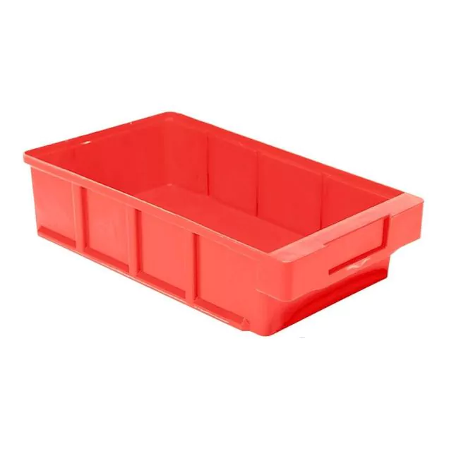 Lagerbehälter, Lagerregalbehälter VKB 300x186x83 mm (LxBxH) rot