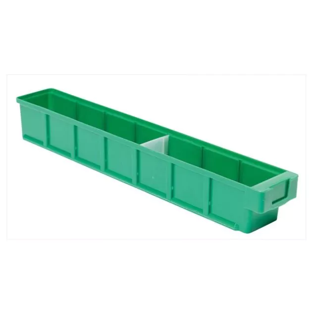 Lagerbehälter, Lagerregalbehälter VKB 600x93x83 mm (lxbxh) grün