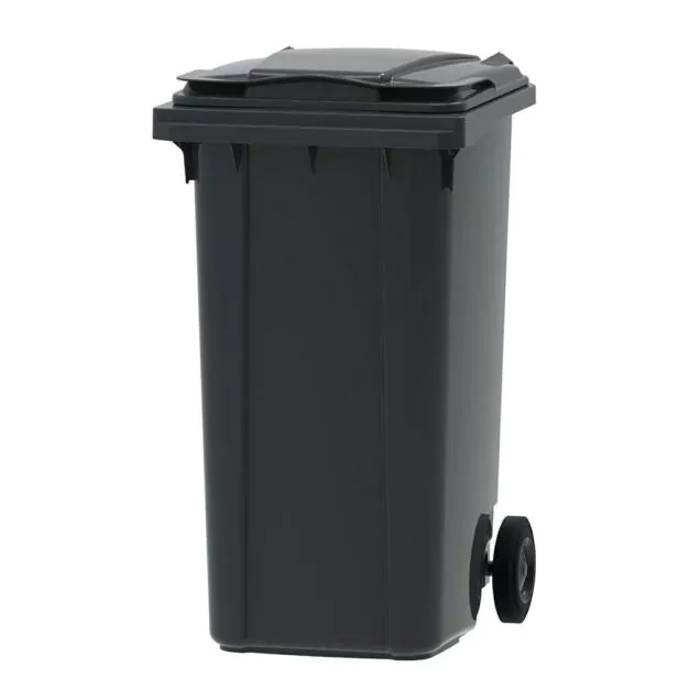 Abfallcontainer, mobiler Rollcontainer 240 Liter grau