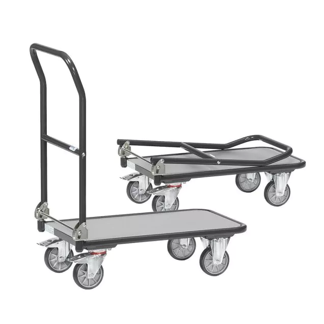 Klappbarer Plattformwagen, Lagerwagen 250 kg 720x450 anthrazit