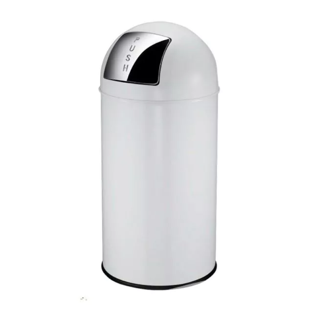 Pushcan Abfallbehälter EKO 40 Liter weiß