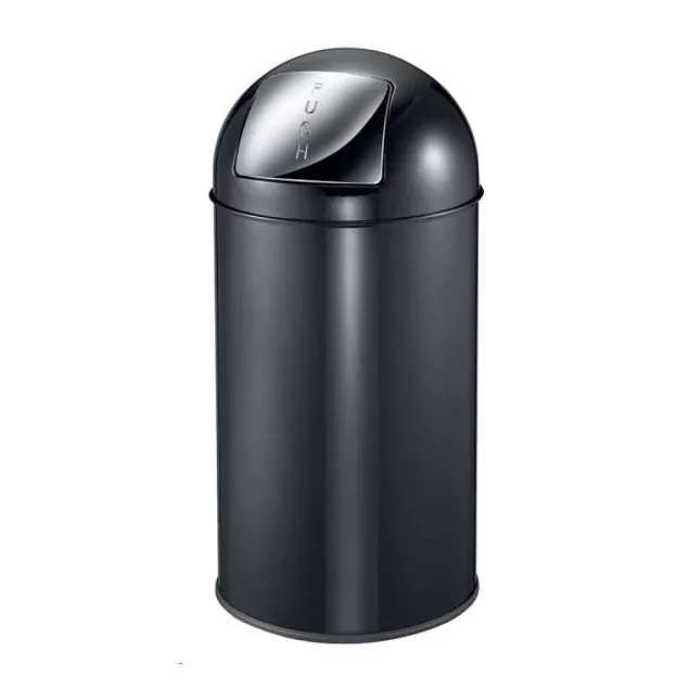 Pushcan Abfallbehälter EKO 40 Liter schwarz