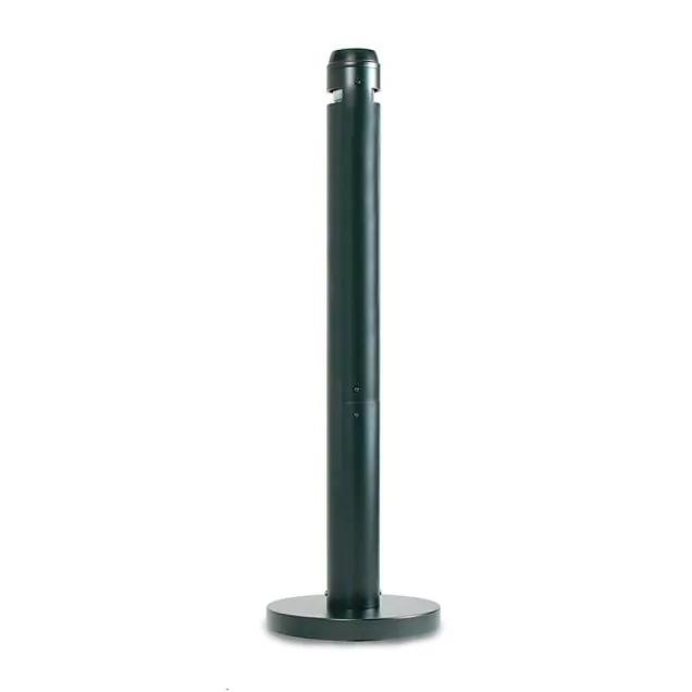 Smokers Pole Rubbermaid Rauchsäule Schwarz