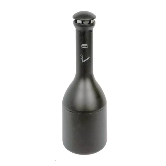 Standaschenbecher Infinity Genie rubbermaid schwarz