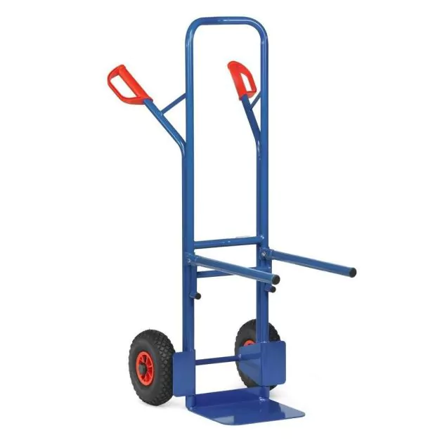 Stuhlkarre 300 kg 1300 mm mit Luftreifen und festen Tragarmen