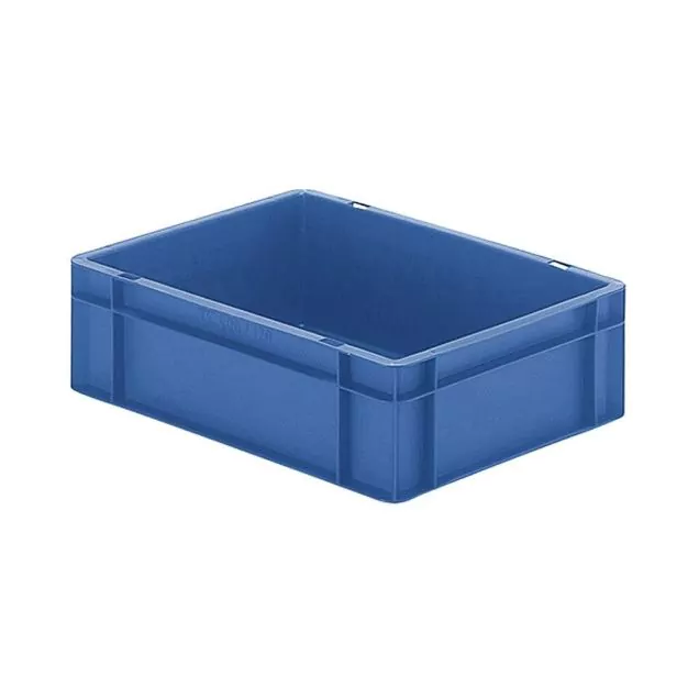 Stapelbare Transportkiste TK0 400x300x120 mm (LxBxH) blau