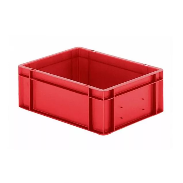 Stapelbare Transportkiste TK0 400x300x145 mm (lxbxh) rot