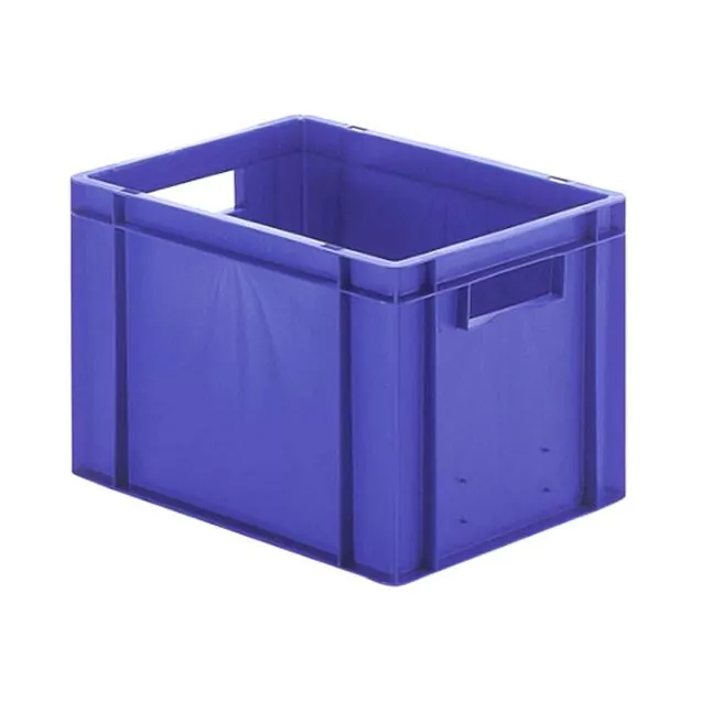 Stapelbare Transportkiste TK0 400x300x270 mm (lxbxh) blau