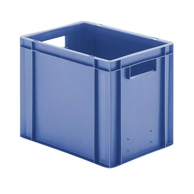 Stapelbare Transportkiste TK0 400x300x320 mm (lxbxh) blau