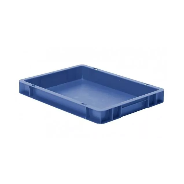 Stapelbare Transportkiste TK0 400x300x50 mm (lxbxh) blau