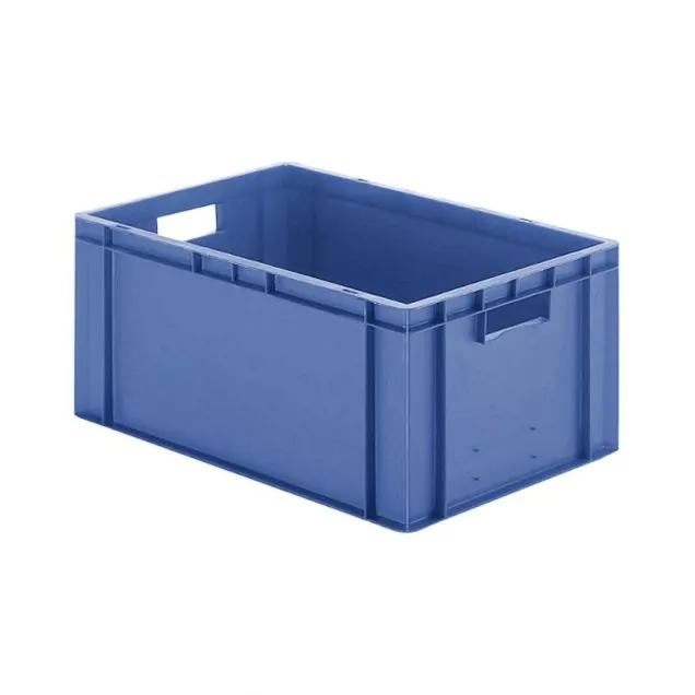 Stapelfähige Transportkiste TK0 600x400x270 mm (LxBxH) blau