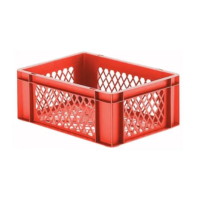 Stapelbare Transportkiste TK2 400x300x145 mm (LxBxH) Rot