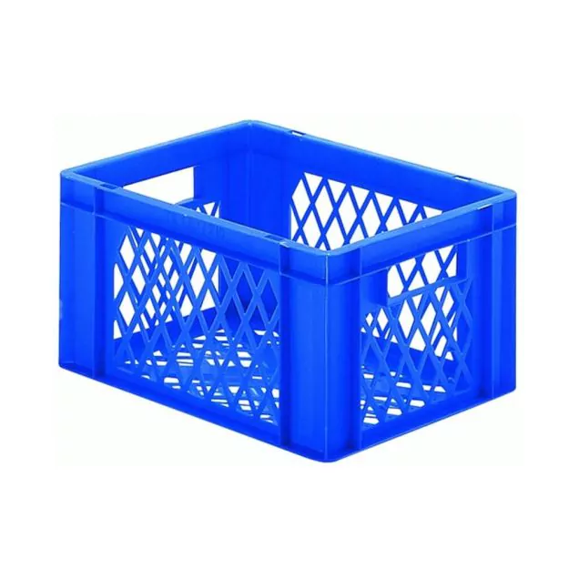 Stapelbare Transportkiste TK2 400x300x210 mm (lxbxh) blau