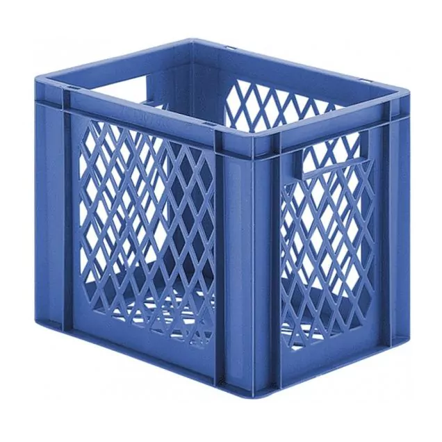 Stapelbare Transportkiste TK2 400x300x320 mm (lxbxh) blau