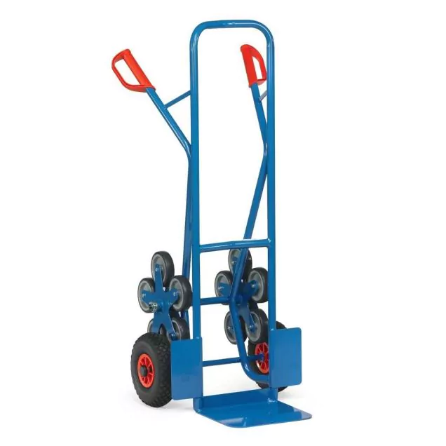 Treppensackkarre 200 kg 1300 mm mit 2 fünfarmigen Radsternen