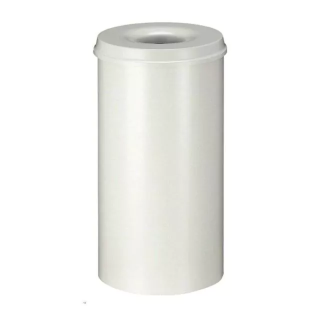 Flammhemmender Papierkorb 50 Liter weiß