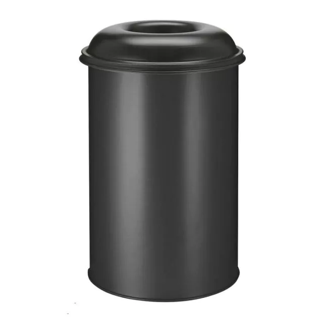 Flammenlöschende Papierkörbe 200 Liter schwarz