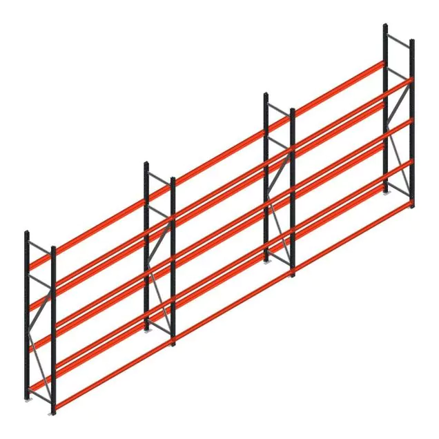 Vorteilsreihe Reifenregal Weitspann AR 2500x6240x400 mm (hxbxt) 4 Ebenen