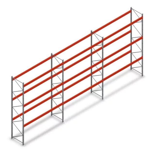 Vorteilsreihe gebrauchtes AR T2 Palettenregal 4500x8500x1100 mm (hxbxt) 3 Ebenen