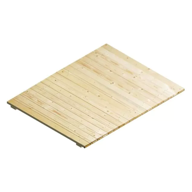 Geschlossene Fichtenholz-Steg 1340x1092x20 mm