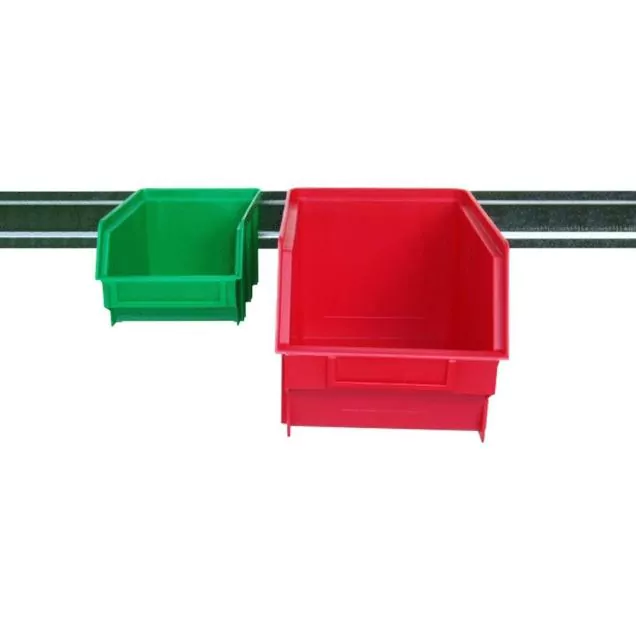 Wandschiene für Stapelbehälter 500 mm verzinkt