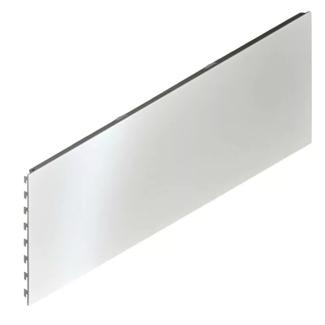 Ladenregal-Rückwand 1000x400 mm (bxh) geschlossen RAL9001