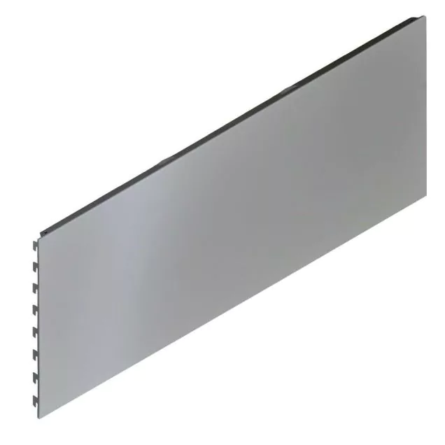Ladenregal Rückwand 1000x400 (b x h) mm geschlossen RAL9006