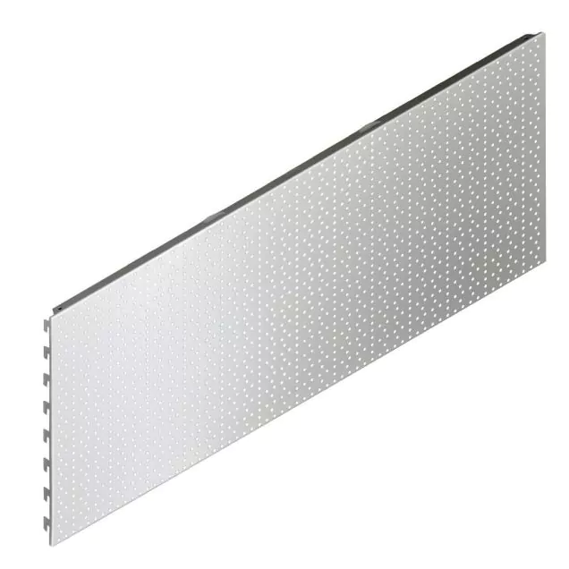 Ladenregal-Rückwand 1000x400 mm (BxH) perfo rundes Loch RAL9001